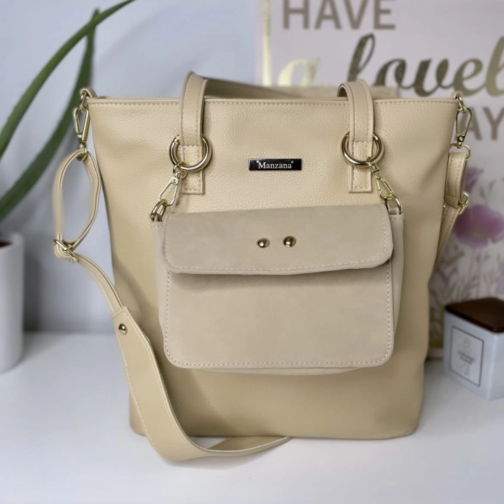 manzana bezowa torebka z listonoszka 3w1 Nowa kolekcja_5.jpg