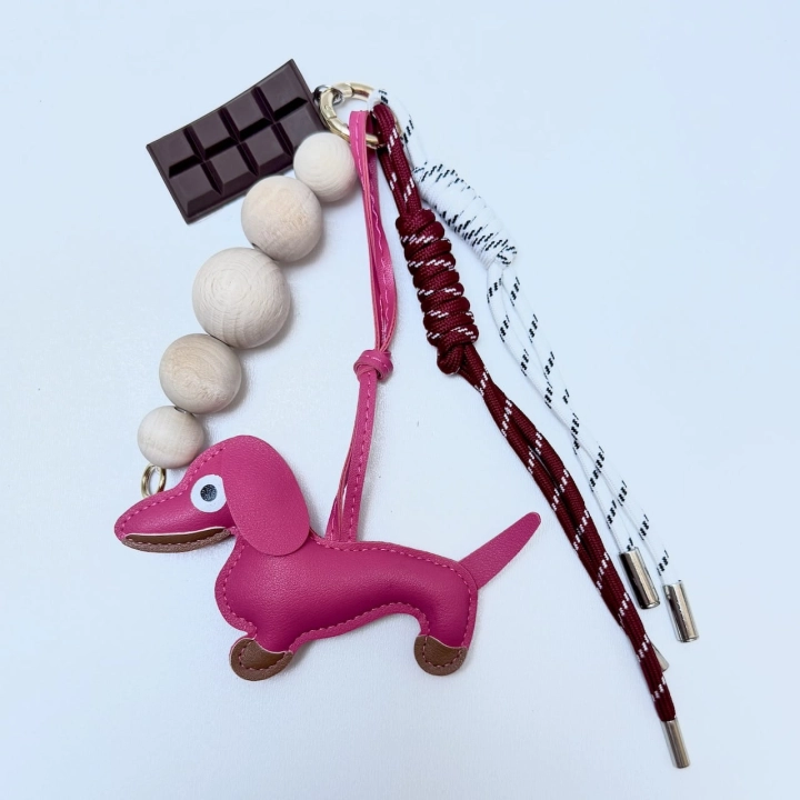 zawieszka jamnik pink manzana torebki 3.JPG